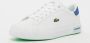 Lacoste Powercourt 124 1 Suj (gs) Sneakers Schoenen white blue maat: 35 beschikbare maaten:35 36 37 38 39 - Thumbnail 2