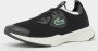 Lacoste Run Spin Knit Black Off White Sneakers Heren - Thumbnail 7