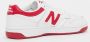 New Balance 480l Sneakers Dames white red maat: 38.5 beschikbare maaten:37 38.5 39.5 40.5 36 37.5 - Thumbnail 4