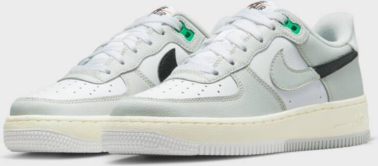 Nike Air Force 1 (gs) Basketball Schoenen light silver medal white maat: 36 beschikbare maaten:36 38.5 36.5