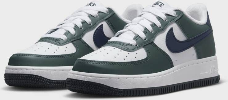 Nike Air Force 1 (GS) in Wit Groen