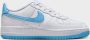 Nike Kinderschoenen Air Force 1 White White Aquarius Blue- Heren White White Aquarius Blue - Thumbnail 7