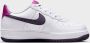 Nike Air Force 1 white dark raisin hot fuchsia Air Force 1 in wit formaten: 38.5 - Thumbnail 5