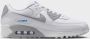 Nike Air Max 90 Laser Blue Sneakers Mannen Wit Grijs Blauw HM0705 - Thumbnail 3