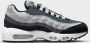 Nike Herenschoenen Air Max 95 Wolf Grey Black Blue Tint Rugged Orange- Heren Wolf Grey Black Blue Tint Rugged Orange - Thumbnail 2