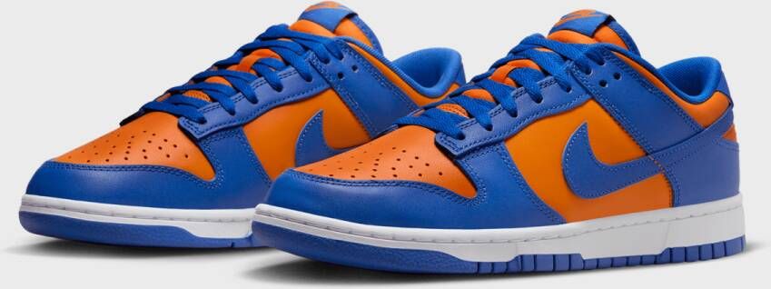 Nike Dunk Low Retro in Rood Blauw