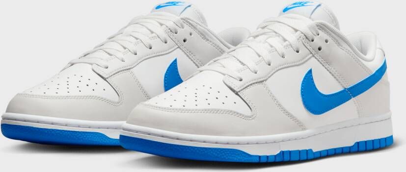 Nike Dunk Low Retro Sneakers Schoenen summit white photo blue platinum tint maat: 42 beschikbare maaten:41 42.5 43 44.5 45 46