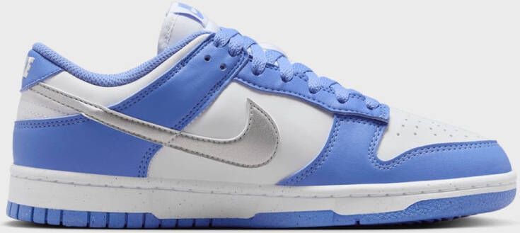 Nike Dunk Low royal pulse metallic silver white Dunk in blauw formaten: 36.5