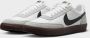 Nike Herenschoenen Killshot 2 Leather White Light Silver Gum Dark Brown Black- Heren White Light Silver Gum Dark Brown Black - Thumbnail 6