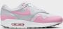 Nike Air Max 1 '87 Wmns Pink Rise Sneakers Dames Metallic Platinum Summit White Pink Rise - Thumbnail 9