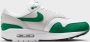 Nike Wmns Air Max 1 '87 Sneakers Dames neutral grey malachite white black maat: 38.5 beschikbare maaten:36.5 37.5 38.5 39 40.5 41 - Thumbnail 2