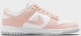 Nike Damesschoenen Dunk Low White Pale Coral- Dames White Pale Coral - Thumbnail 6