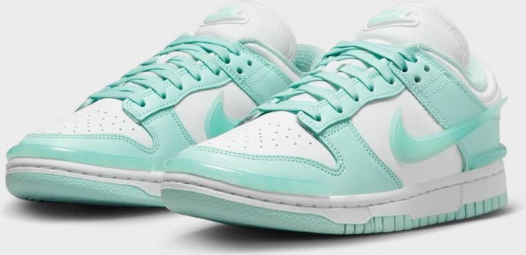 Nike Wmns Dunk Low Twist Basketball Schoenen summit white jade ice maat: 37.5 beschikbare maaten:36.5 37.5