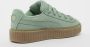 PUMA Fenty Rihanna Creeper Phatty Nubuck Green Fog Sneakers Unisex - Thumbnail 16