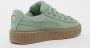 PUMA Fenty Rihanna Creeper Phatty Nubuck Green Fog Sneakers Unisex - Thumbnail 13