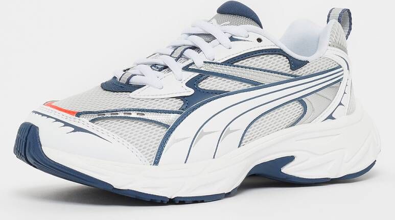 Puma Morphic Jr Running Schoenen feather gray inky blue maat: 36 beschikbare maaten:36 37.5 38.5 39