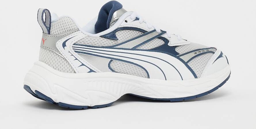 Puma Morphic Jr Running Schoenen feather gray inky blue maat: 36 beschikbare maaten:36 37.5 38.5 39