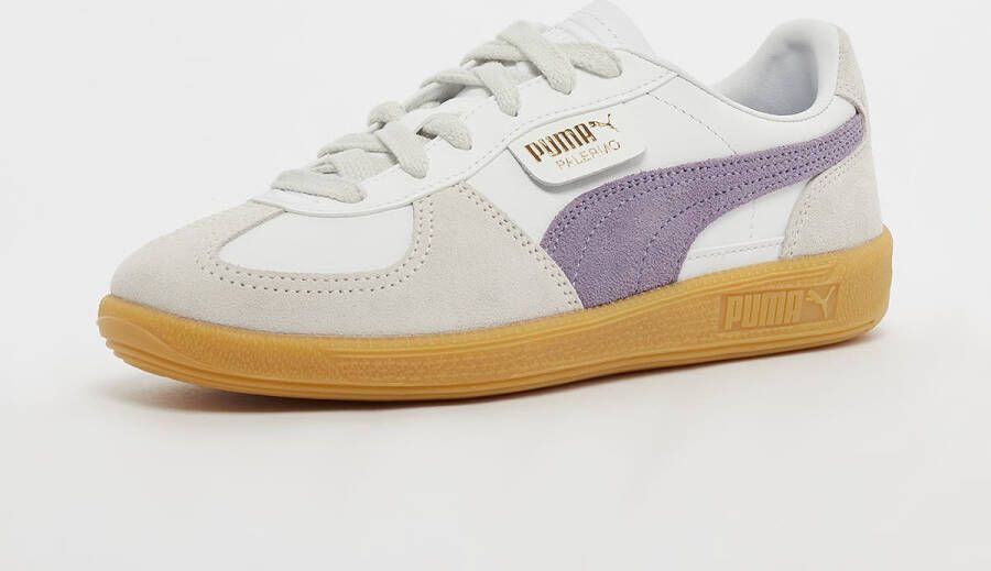 Puma Palermo Leather in wit formaten: 37.5