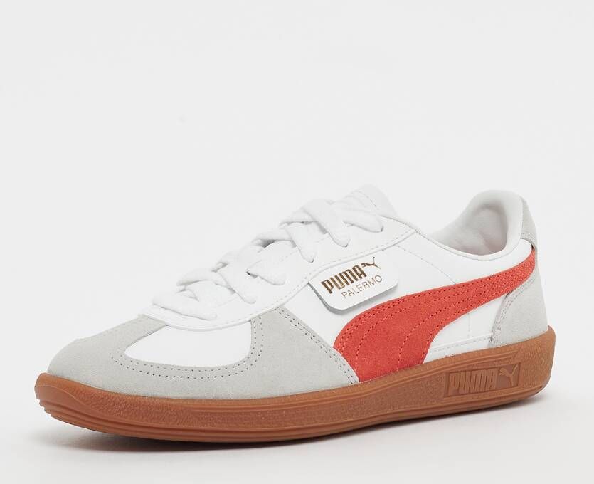 Puma Palermo Lth Jr in Wit