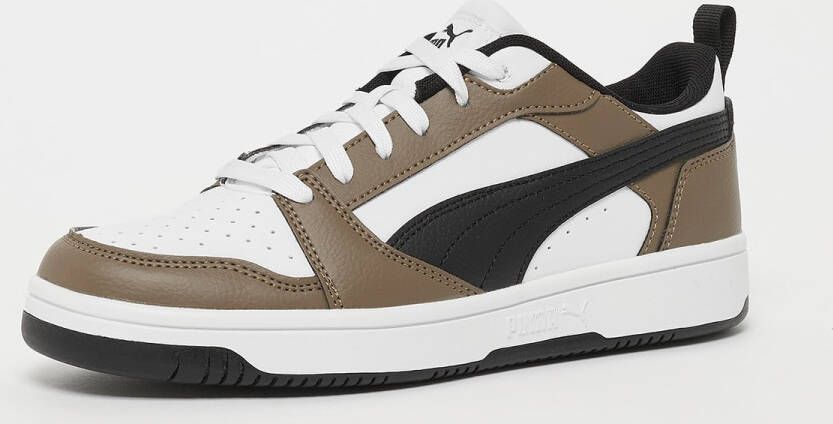 Puma Rebound v6 Low Lifestyle in wit formaten: 38.5