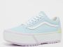 Vans Gestapelde Lage Sneaker Pastel Wit Multicolor Dames - Thumbnail 14