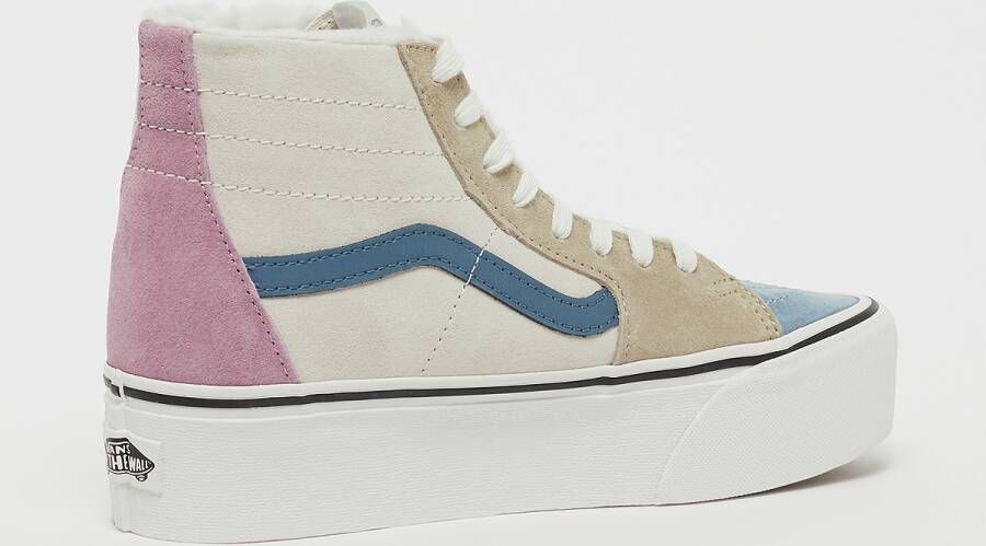 Vans Ua Sk8-hi Tapered Stackform Skate Schoenen pig suede sherpa multi color maat: 36.5 beschikbare maaten:36.5