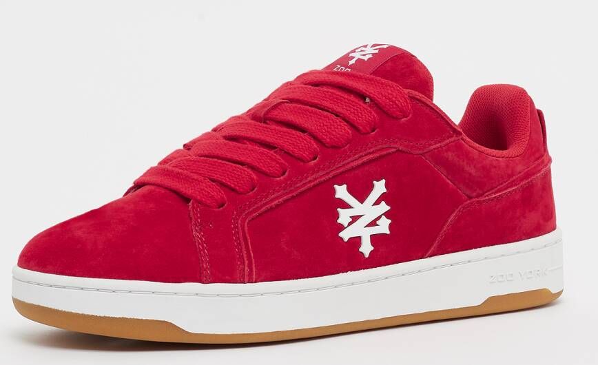 ZOO YORK Highbridge Sneakers Schoenen red white gum maat: 41 beschikbare maaten:41 42.5 43 44.5 45 46