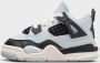 Jordan 4 Retro (TD) pure platinum metallic gold black sail Basketball in wit formaten: 19.5 - Thumbnail 1