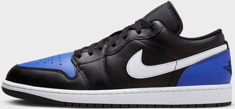 Jordan Air 1 Low black white game royal in zwart formaten: 45