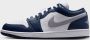 Jordan Air 1 Low White Midnight Navy Wolf Grey- Heren White Midnight Navy Wolf Grey - Thumbnail 6