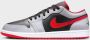 Jordan Air 1 Low Black Cement Grey White Fire Red- Heren Black Cement Grey White Fire Red - Thumbnail 7