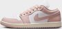 Jordan Air 1 Low Dames White Sail Pink Oxford- Dames White Sail Pink Oxford - Thumbnail 2