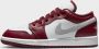 Jordan Air 1 Low Cherrywood Red Cement Grey White Schoenmaat 40 1 2 Sneakers 553558 615 - Thumbnail 2