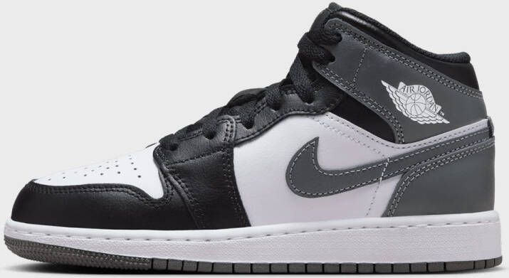 Jordan Air 1 Mid black iron grey white Air Retro in zwart formaten: 36