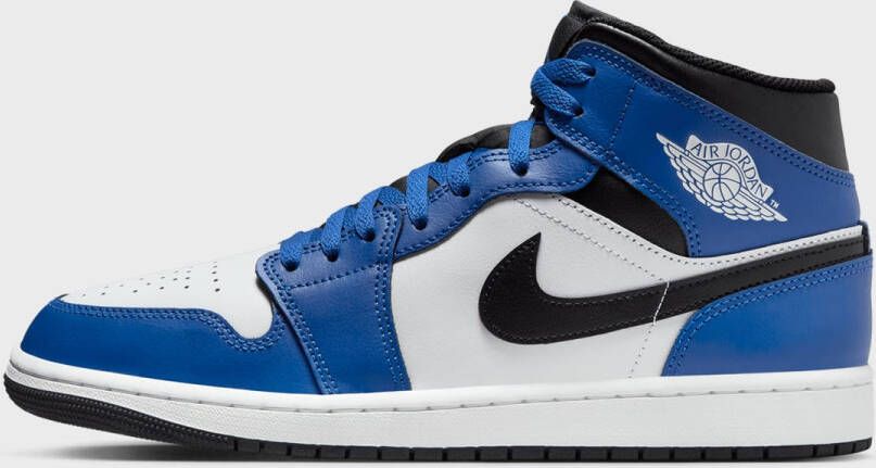 Jordan Air 1 Mid game royal black white in blauw formaten: 42