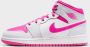 Jordan Kinderschoenen Air 1 Mid Iris Whisper White Fire Pink Iris Whisper White Fire Pink - Thumbnail 4