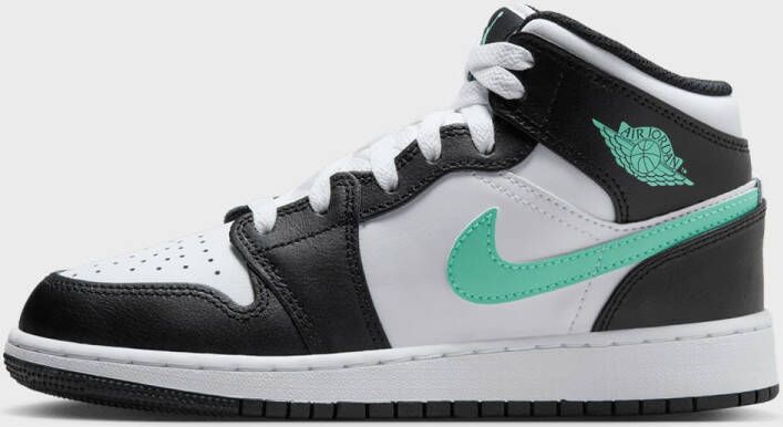 Jordan Air 1 Mid (GS) in zwart formaten: 40