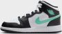 Jordan Kinderschoenen Air 1 Mid White Black Green Glow White Black Green Glow - Thumbnail 2