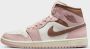 Jordan Air 1 Mid Dames Pink Oxford Sail Archaeo Brown- Dames Pink Oxford Sail Archaeo Brown - Thumbnail 2