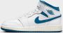 Jordan kinderschoenen Air 1 Mid SE White Sail Industrial Blue White Sail Industrial Blue - Thumbnail 3