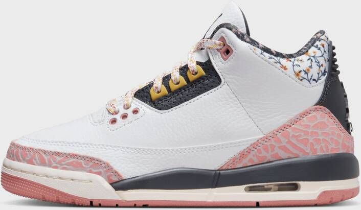 Jordan Air 3 Retro (gs) Sneakers Schoenen white anthracite red stardust maat: 38.5 beschikbare maaten:36.5 37.5 38.5 39 40