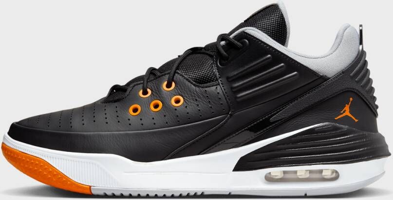 Jordan Max Aura 5 Basketball Schoenen black magma orange wolf grey white maat: 42.5 beschikbare maaten:41 42.5 43 44.5 45 46