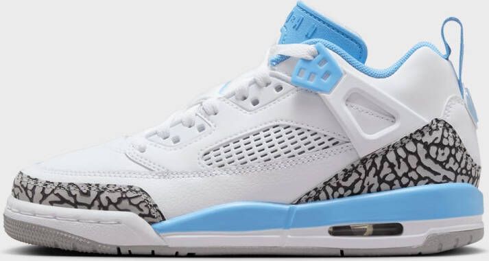 Jordan Spizike Low (GS) in wit formaten: 37.5