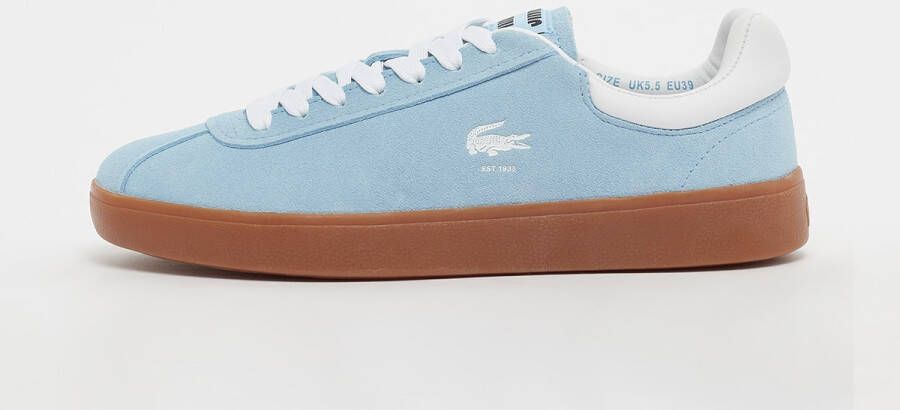 Lacoste Baseshot in blauw formaten: 39.5