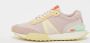 Lacoste L-Spin Deluxe Color Block Leren Sneakers Pink Dames - Thumbnail 4