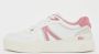 Lacoste L002 Evo Sneakers Dames white light pink maat: 39.5 beschikbare maaten:39.5 36 37 38 39 40.5 41 37.5 - Thumbnail 1