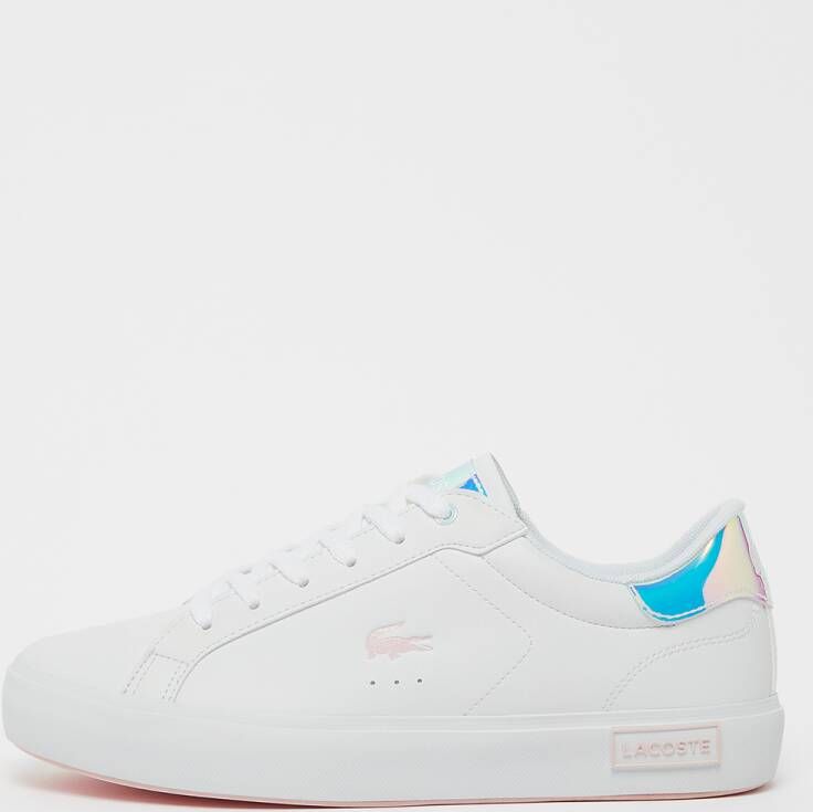 Lacoste Powercourt 124 3 Suj (gs) Sneakers Schoenen white light pink maat: 35 beschikbare maaten:35 36 37 38 39