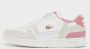 Lacoste T-clip Sneakers Dames white pink maat: 40.5 beschikbare maaten:36 37.5 38 39.5 40.5 41 - Thumbnail 1