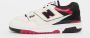 New Balance 550 Sneakers Dames white red maat: 40.5 beschikbare maaten:36 37.5 38.5 39.5 40.5 - Thumbnail 1