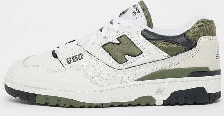 New Balance 550 Sneakers Dames white dark olivine black maat: 38.5 beschikbare maaten:36 37.5 38.5 39.5 40.5 - Foto 1